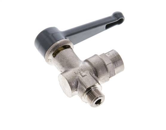 Male To Female G/G 1/8 Inch 2-Way Right Angle Brass Ball Valve