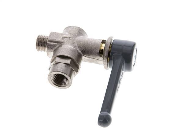 Male To Female G/G 1/8 Inch 2-Way Right Angle Brass Ball Valve