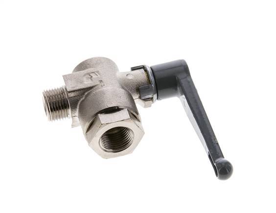 Male To Female G/G 3/8 Inch 2-Way Right Angle Brass Ball Valve
