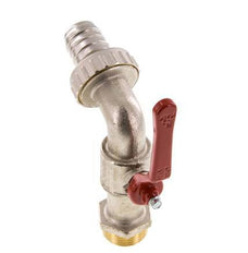 G 1 inch Brass 2-Way Faucet Ball Valve