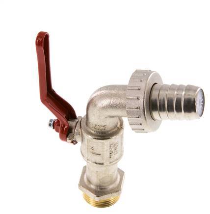 G 1 inch Brass 2-Way Faucet Ball Valve