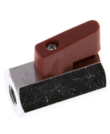 G 1/8 inch 2-Way Brass Mini Ball Valve 15 Bar