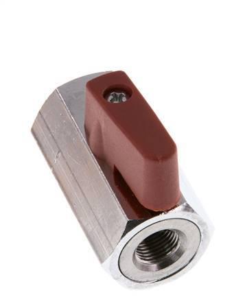 G 1/8 inch 2-Way Brass Mini Ball Valve 15 Bar