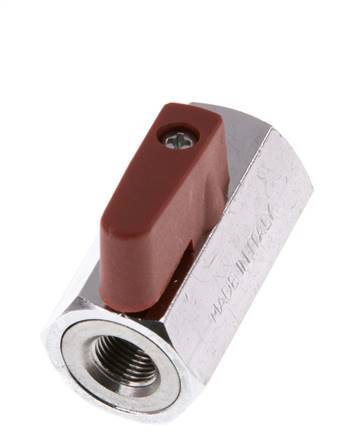 G 1/8 inch 2-Way Brass Mini Ball Valve 15 Bar