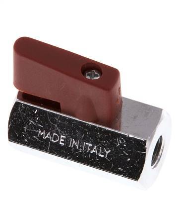 G 1/8 inch 2-Way Brass Mini Ball Valve 15 Bar