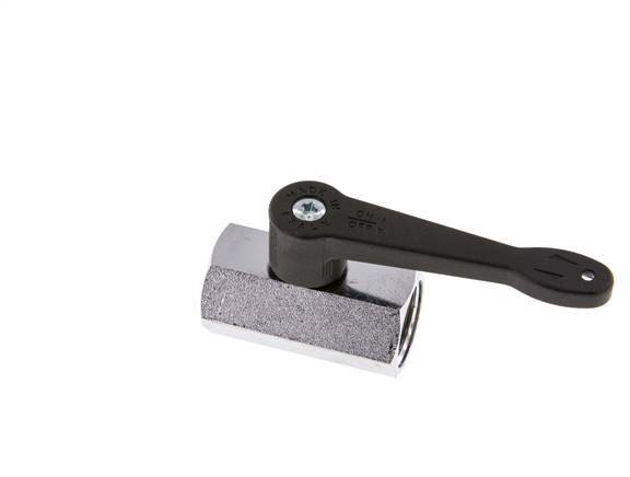 G 1/2 inch 2-Way Brass Mini Ball Valve Long Handle 15 Bar