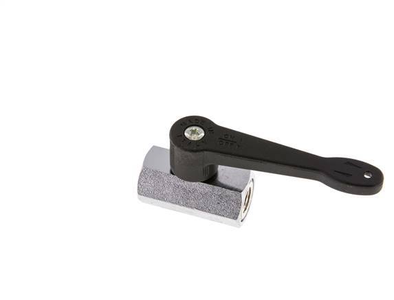 G 1/8 inch 2-Way Brass Mini Ball Valve Long Handle 15 Bar