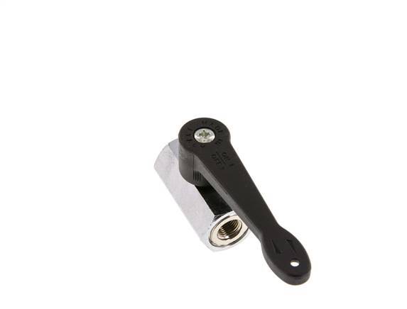 G 1/8 inch 2-Way Brass Mini Ball Valve Long Handle 15 Bar