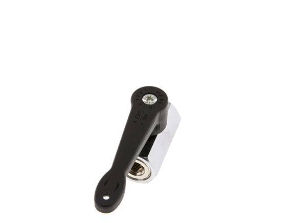 G 1/8 inch 2-Way Brass Mini Ball Valve Long Handle 15 Bar