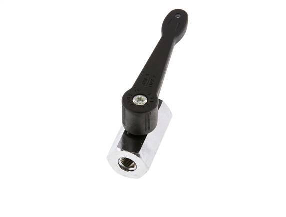 G 1/8 inch 2-Way Brass Mini Ball Valve Long Handle 15 Bar