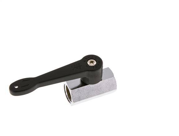 G 3/8 inch 2-Way Brass Mini Ball Valve Long Handle 15 Bar