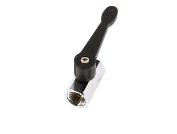 G 3/8 inch 2-Way Brass Mini Ball Valve Long Handle 15 Bar