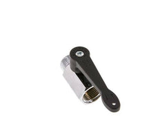 Male To Female G 1/2 inch 2-Way Brass Mini Ball Valve Long Handle 15 Bar