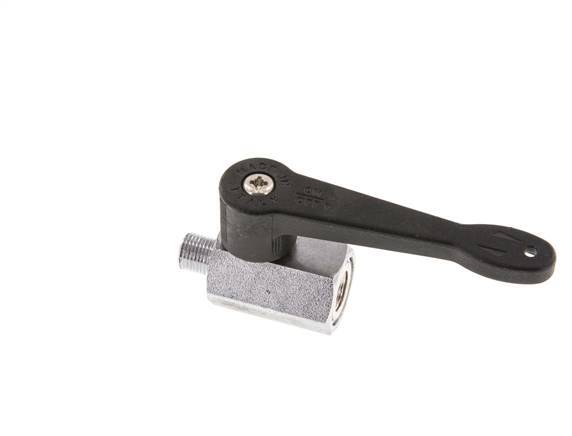 Male To Female G 1/8 inch 2-Way Brass Mini Ball Valve Long Handle 15 Bar