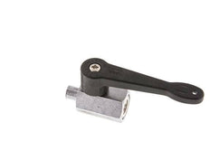 Male To Female G 1/8 inch 2-Way Brass Mini Ball Valve Long Handle 15 Bar