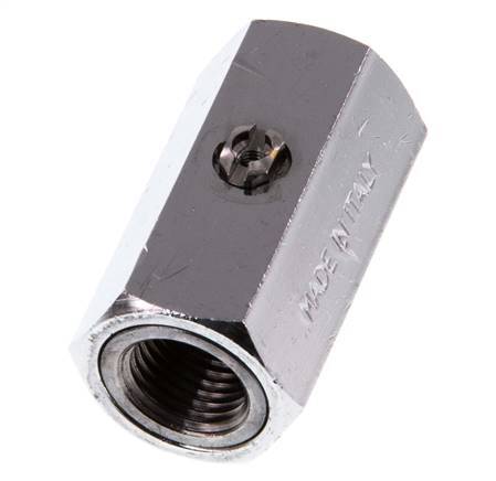 G 1/4 inch 2-Way Brass Mini Ball Valve Screwdriver Operated 15 Bar