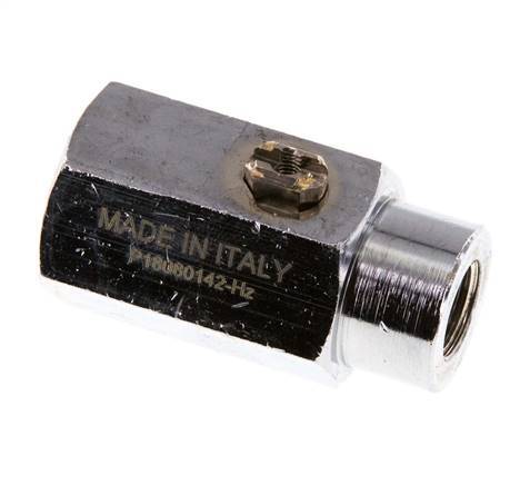 G 1/8 inch 2-Way Brass Mini Ball Valve Screwdriver Operated 15 Bar