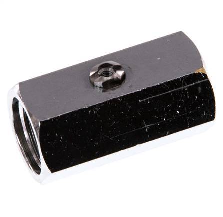 G 3/8 inch 2-Way Brass Mini Ball Valve Screwdriver Operated 15 Bar