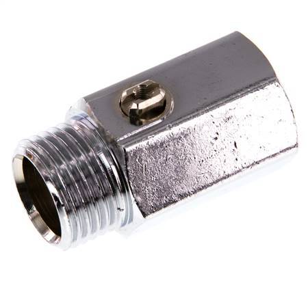 Male To Female G 1/2 inch 2-Way Brass Mini Ball Valve Screwdriver Operated 15 Bar