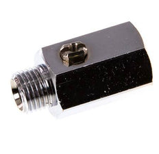 Male To Female G 1/4 inch 2-Way Brass Mini Ball Valve Screwdriver Operated 15 Bar