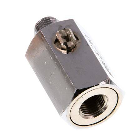 Male To Female G 1/8 inch 2-Way Brass Mini Ball Valve Screwdriver Operated 15 Bar