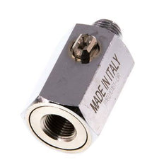 Male To Female G 1/8 inch 2-Way Brass Mini Ball Valve Screwdriver Operated 15 Bar