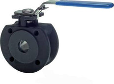 Electrical Actuated Flanged Ball Valve 2-Way DN25 PN40 Steel 100-240 V AC