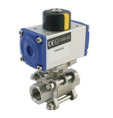 G1/4'' 2-Way Stainless Steel Pneumatic Ball Valve Double Acting - BL2SA3