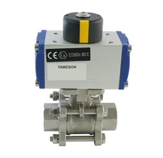 G3/8'' 2-Way Stainless Steel Pneumatic Ball Valve Double Acting - BL2SA3