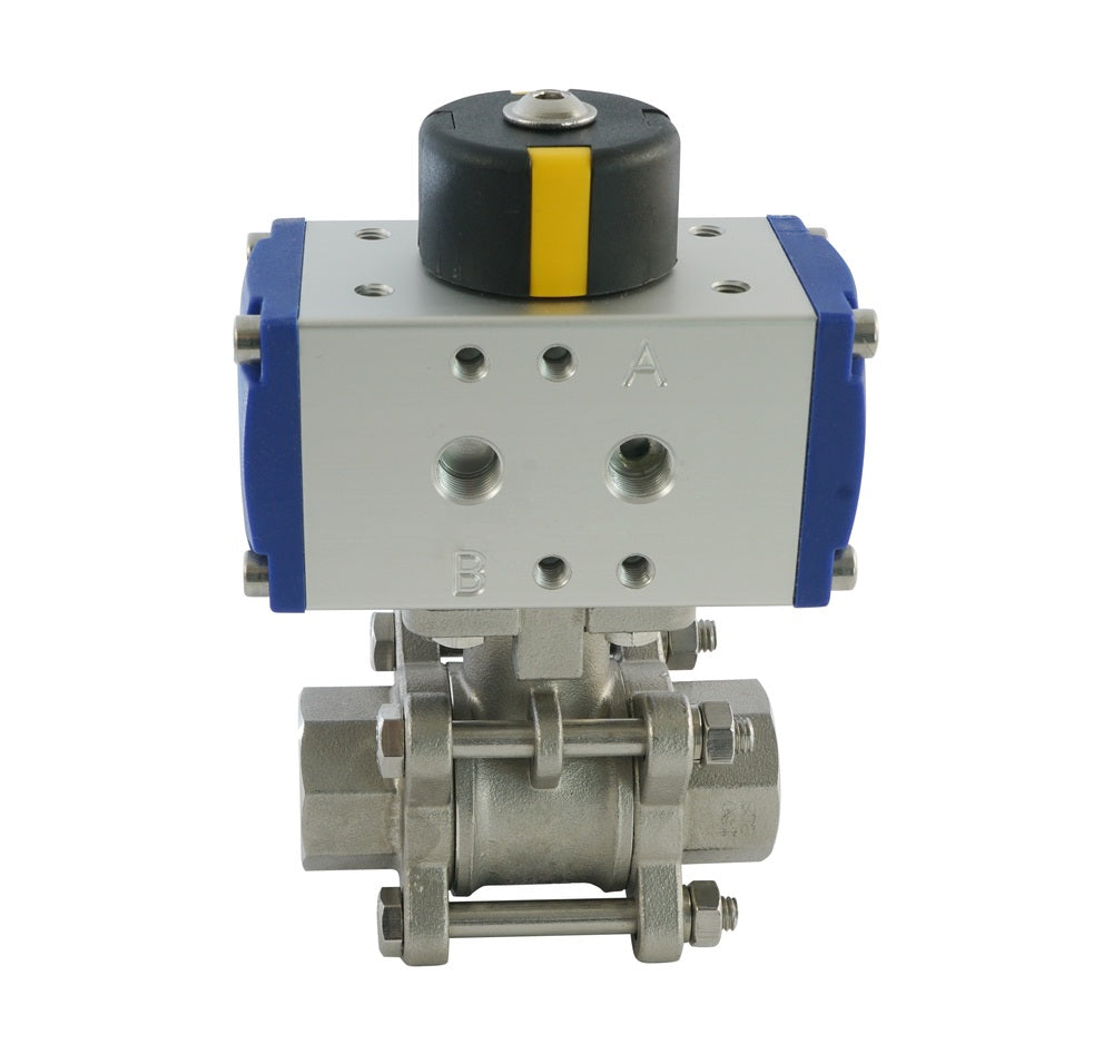 G3/8'' 2-Way Stainless Steel Pneumatic Ball Valve Double Acting - BL2SA3