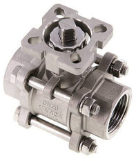 G1'' 2-Way Stainless Steel Ball Valve 3-Piece Full Bore ISO-Top - BL2SA3