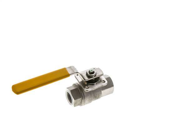 Rp 1/2 inch 2-Way Oxygen Stainless Steel Ball Valve