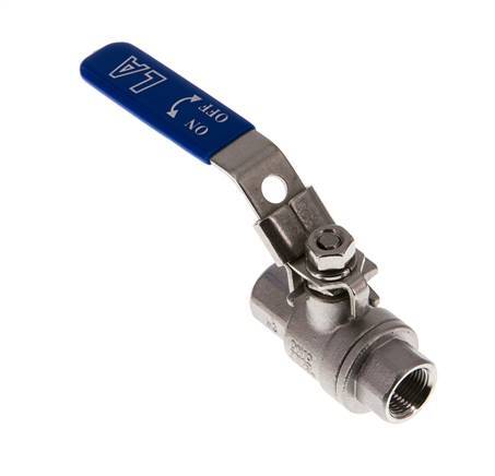 G 3/8 inch PN 63 2-Way Stainless Steel Ball Valve