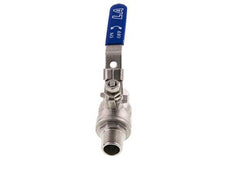 Male To Female R/Rp 1/2 inch PN 63 2-Way Stainless Steel Ball Valve