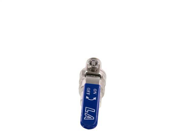 Male To Female R/Rp 1/2 inch PN 63 2-Way Stainless Steel Ball Valve