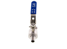Male To Female R/Rp 1/4 inch PN 63 2-Way Stainless Steel Ball Valve