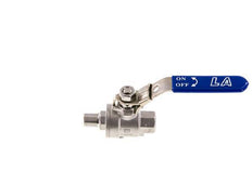 Male To Female R/Rp 1/4 inch PN 63 2-Way Stainless Steel Ball Valve
