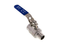 Male To Female R/Rp 3/4 inch PN 63 2-Way Stainless Steel Ball Valve