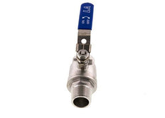 Male To Female R/Rp 1 inch PN 63 2-Way Stainless Steel Ball Valve
