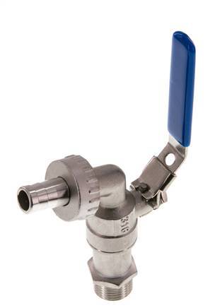 G 1/2 inch Stainless Steel 2-Way Faucet Ball Valve