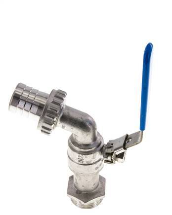 G 1 inch Stainless Steel 2-Way Faucet Ball Valve