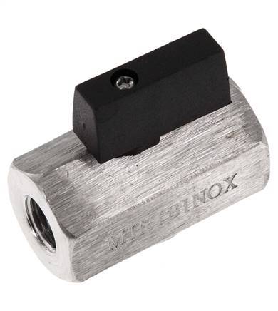 G 1/4 inch 2-Way Stainless Steel Mini Ball Valve 25 Bar