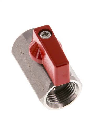 G 3/8 inch 2-Way Stainless Steel Mini Ball Valve 63 Bar