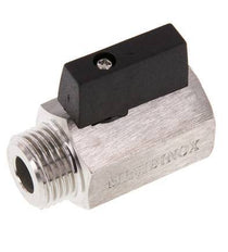 Male To Female G 1/2 inch 2-Way Stainless Steel Mini Ball Valve 25 Bar