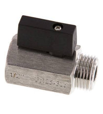 Male To Female G 1/2 inch 2-Way Stainless Steel Mini Ball Valve 25 Bar