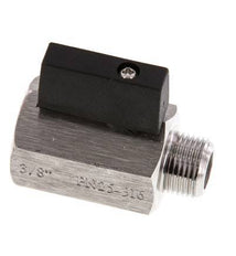 Male To Female G 3/8 inch 2-Way Stainless Steel Mini Ball Valve 25 Bar