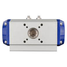 G2'' 3-Way T-port Brass Pneumatic Ball Valve Spring Closed - BL3BA