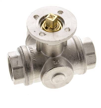 G3/4'' 3-Way L-port Ball Valve Brass ISO-Top 40bar - BL3BAL