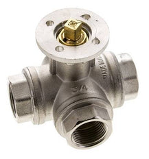 G3/4'' 3-Way L-port Ball Valve Brass ISO-Top 40bar - BL3BAL