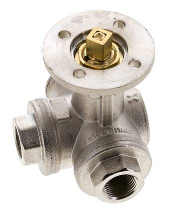 G3/8'' 3-Way L-port Ball Valve Brass ISO-Top 40bar - BL3BAL